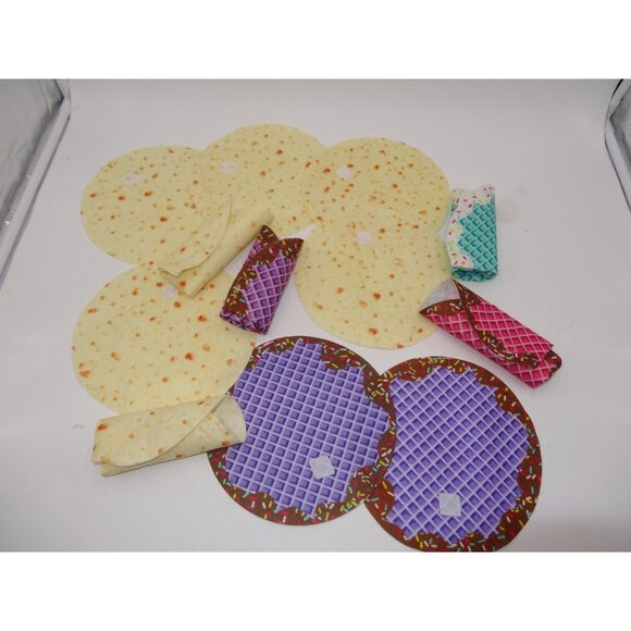 Cutetitos Plush Stuffed Animals Wraps Blankets Only Lot of 11 Replacement Pieces - Picture 6 of 7